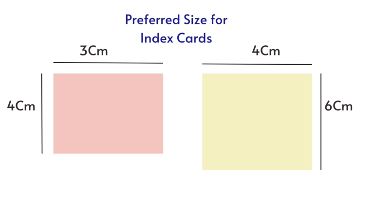 index cards for reading