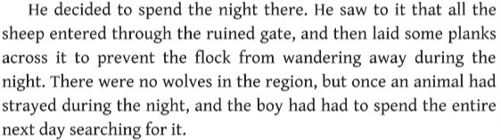 A paragraph for reading